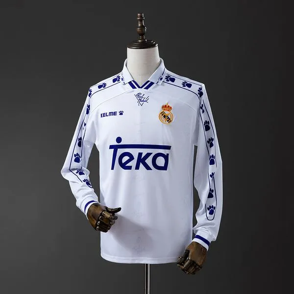 Camiseta de fútbol Real Madrid 1994/95 LOCAL MANGA LARGA VERSION FAN